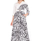 Miss Venus Belted Maxi Dress with Buttons