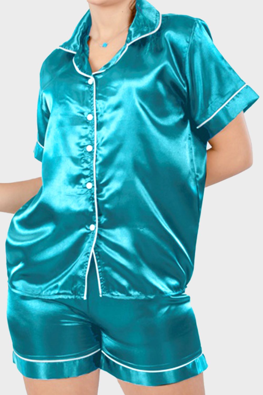 Shechick Classic Piping Pajama Set