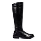 Mr.Joe Side Zipper Under Knee Boots