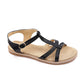 XO Style Open Toe Flat Sandal