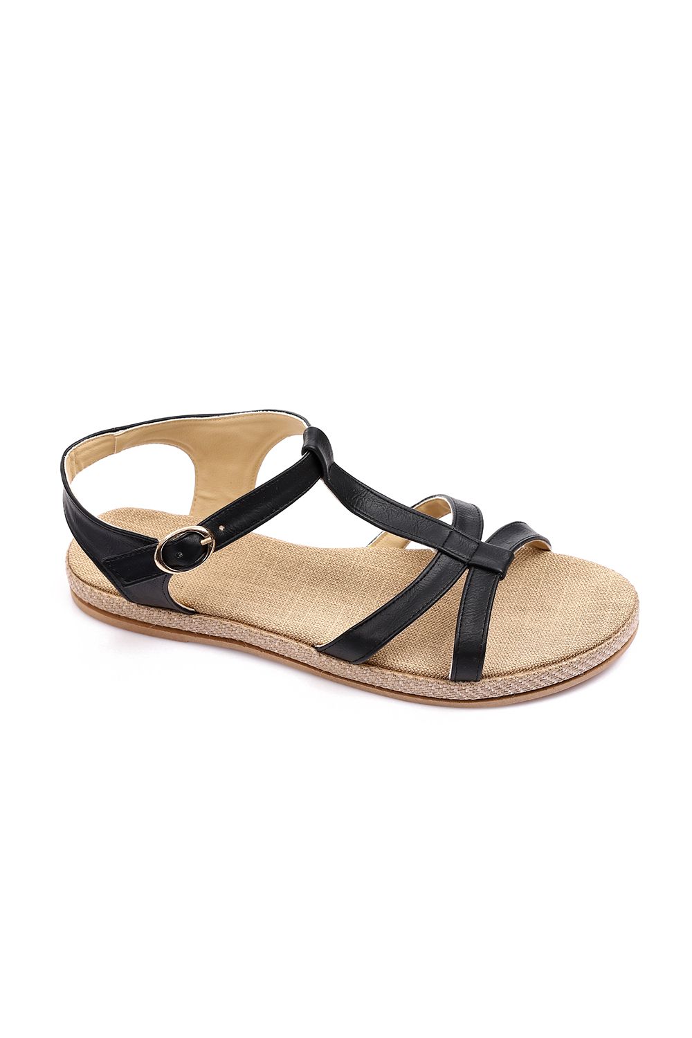 XO Style Open Toe Flat Sandal