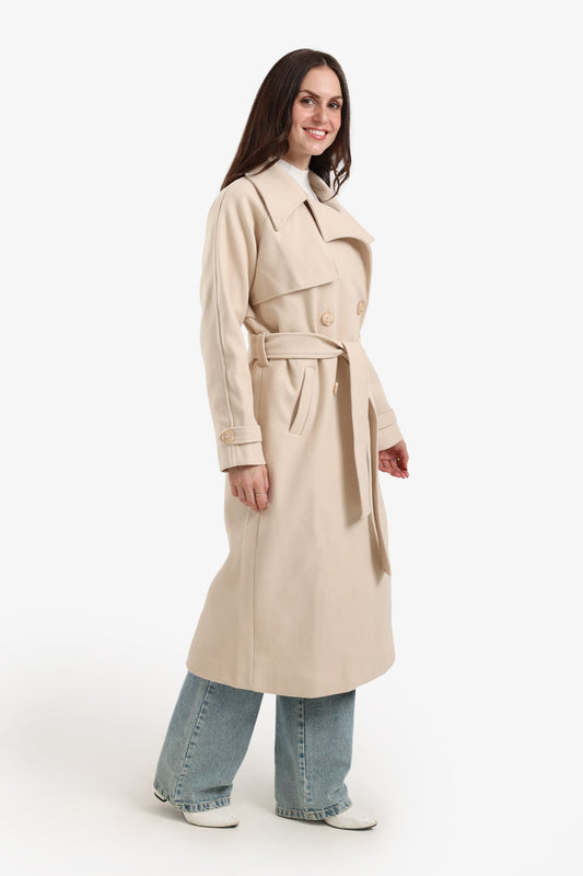 Double Breasted Wool Coat