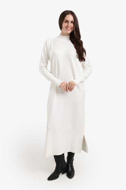 Turtle Neck Midi Dress