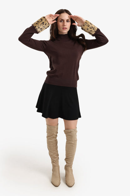 Fur Cuffs Pullover