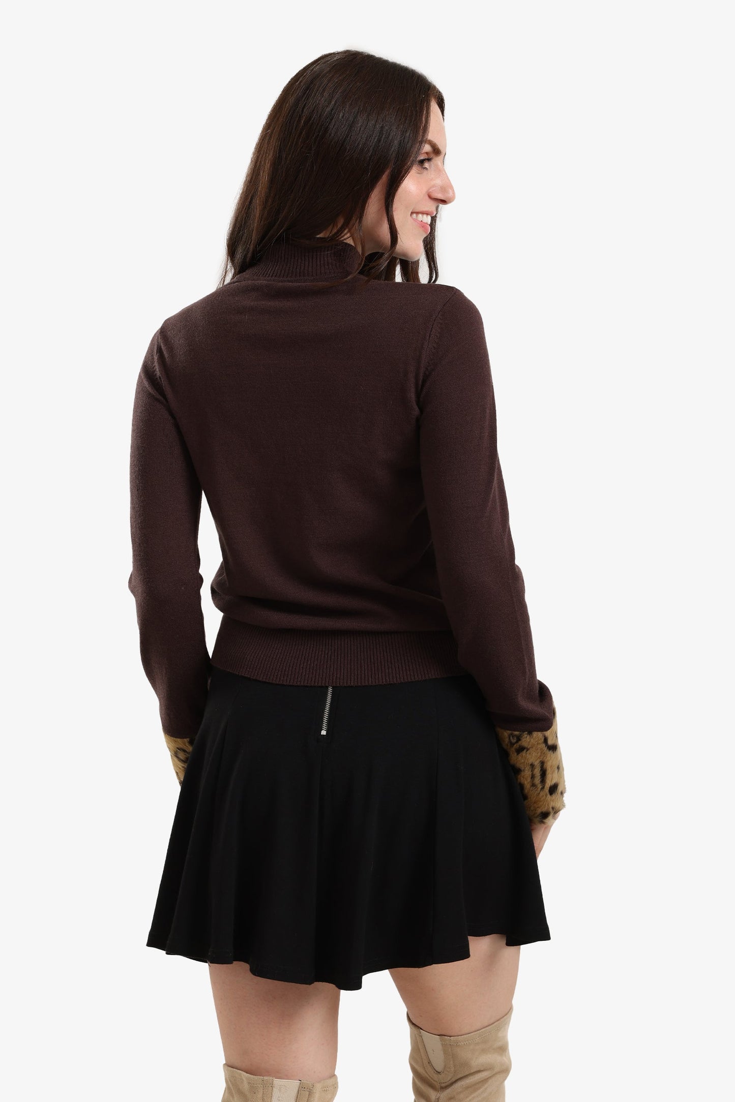 Fur Cuffs Pullover