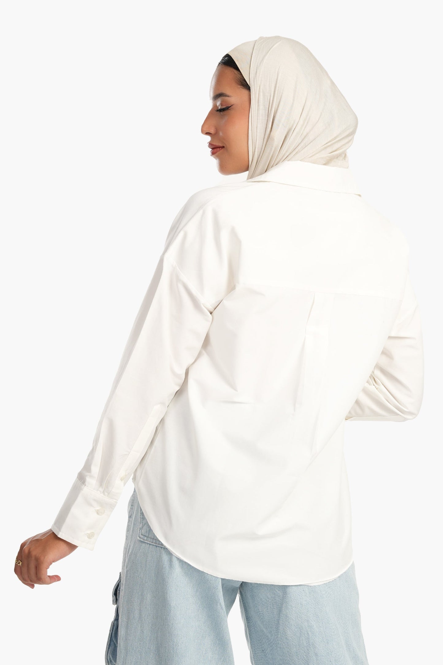 Carina Basic Cotton Blend Shirt