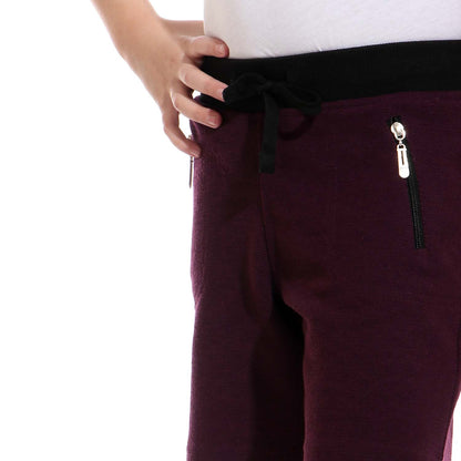 Side Zip Pockets Sweat Short for Boys - شورت رياضي بجيوب جانبية وسوستة للأولاد