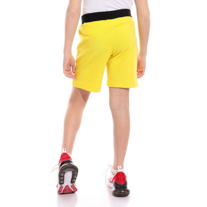 Side Zip Pockets Sweat Short for Boys - شورت رياضي بجيوب جانبية وسوستة للأولاد