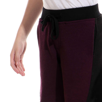 Bi-Tone Elastic Waist Sweat Short for Boys - شورت رياضي بخصر مطاطي ثنائي اللون للأولاد