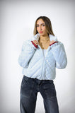 White Capitone Puffer Jacket