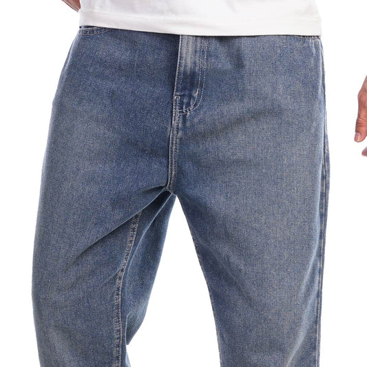 Dark Blue Straight Leg Pants