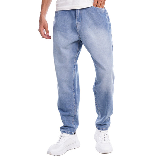 Light Blue Straight Leg Jeans