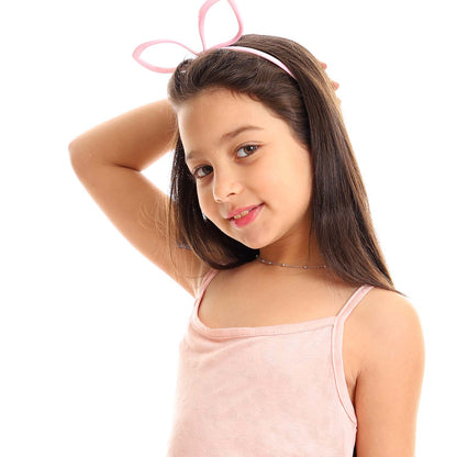 Girls Spaghetti Sleeves Tank Top - توب بحمالات للبنات