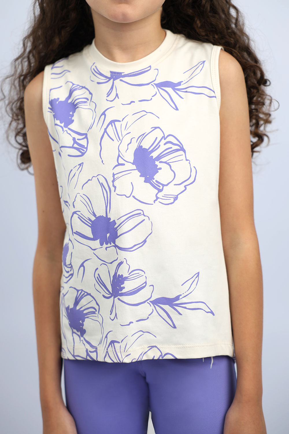 Atum Girl'S Flowery Tank Top