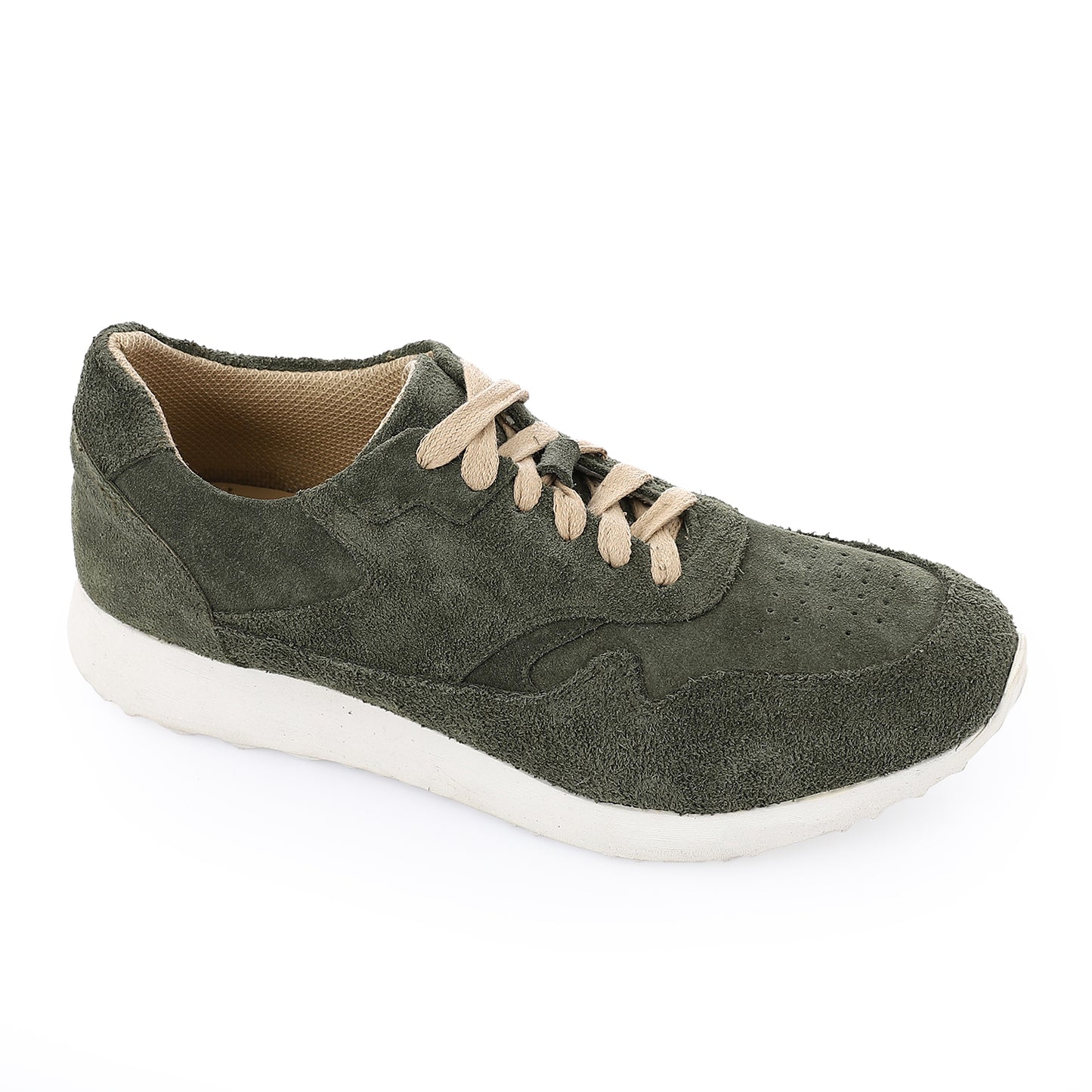 Olive  Suede Sneakers