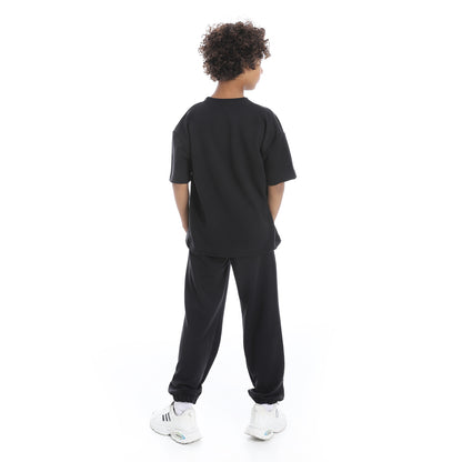 Half Sleeves Printed Pajama Set for Teenagers