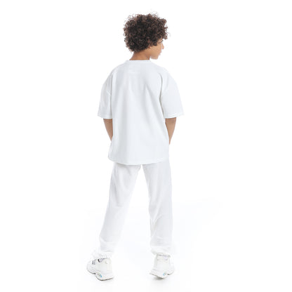 Half Sleeves Printed Pajama Set for Teenagers