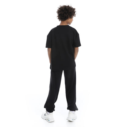 "You Made My Day" Printed Pajama Set for Kids