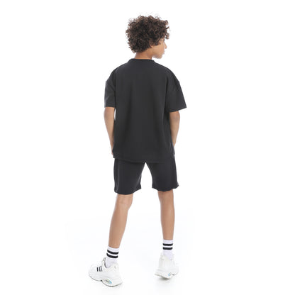Front Printed Short Pajama Set for Teenagers