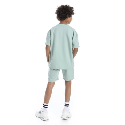 Front Printed Short Pajama Set for Teenagers