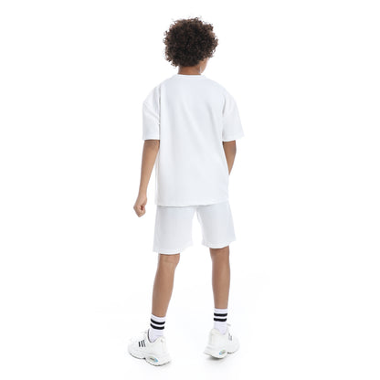 Front Printed Short Pajama Set for Teenagers