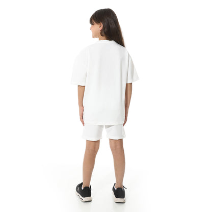 Palm Trees Printed Short Pajama Set for Kids