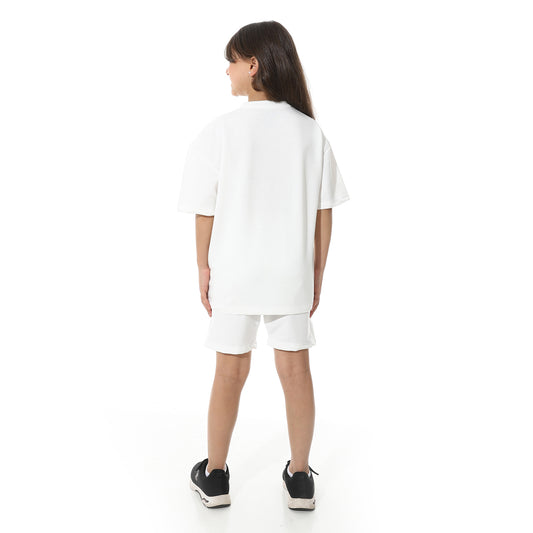 Palm Trees Printed Short Pajama Set for Kids