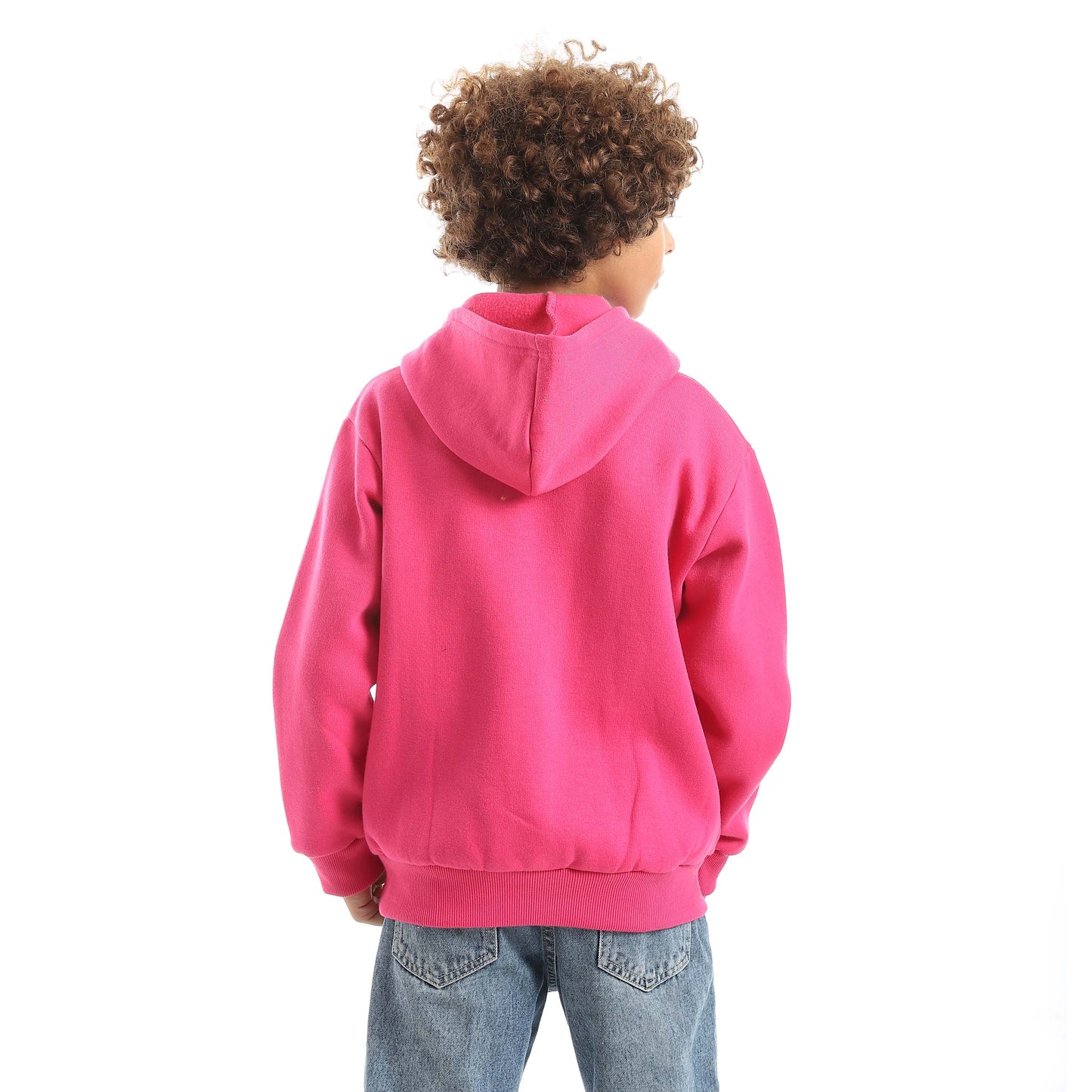 Casual Plain Hoodie for Kids - هودي كاجوال سادة للأطفال