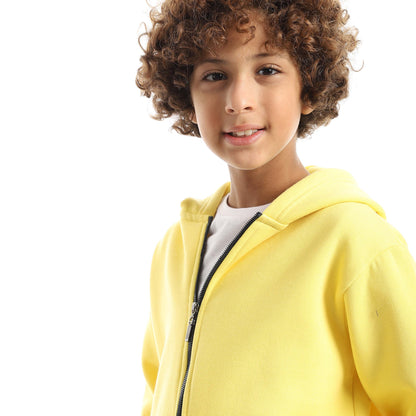 Casual Plain Hoodie for Teenagers - هودي كاجوال سادة للمراهقين