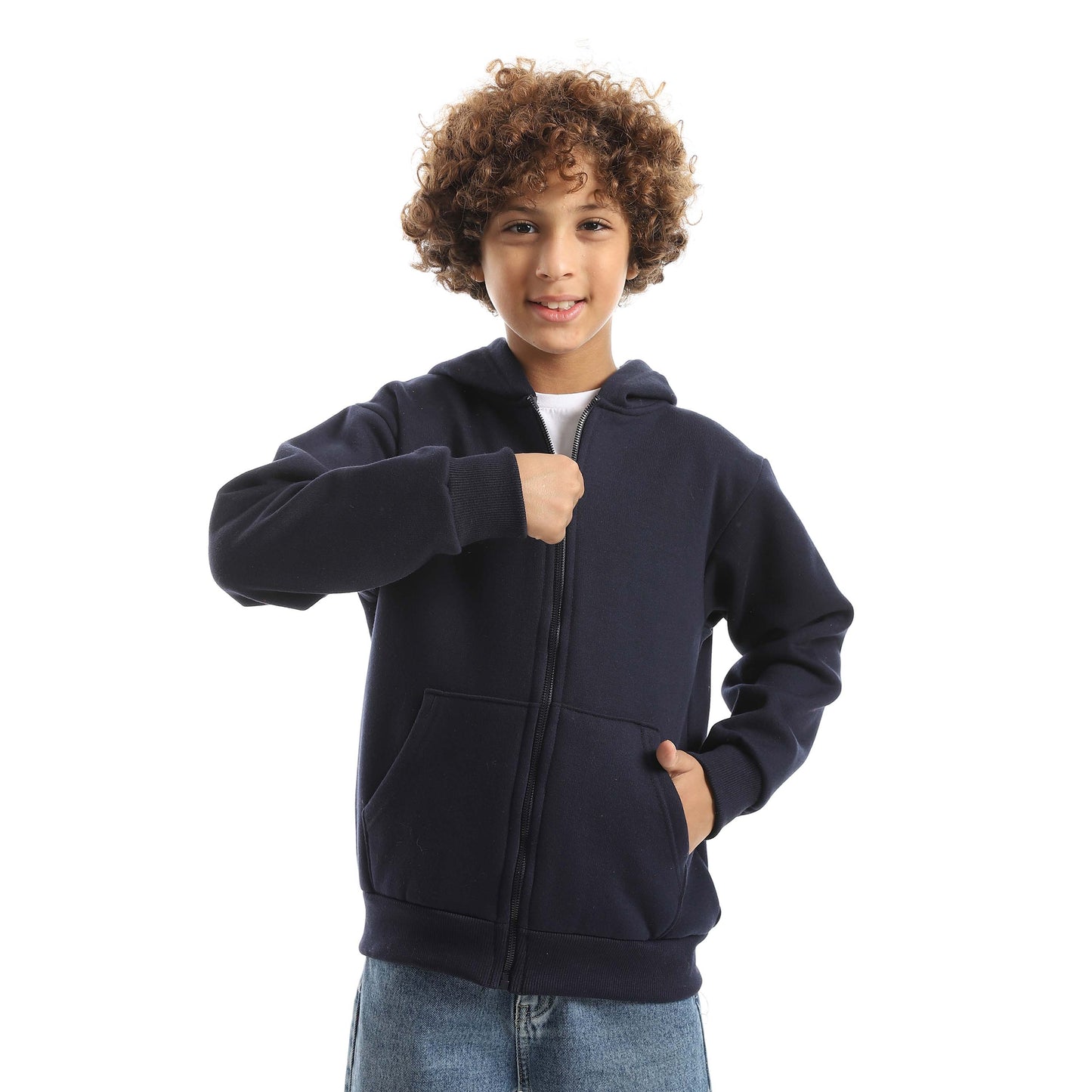 Casual Plain Hoodie for Teenagers - هودي كاجوال سادة للمراهقين