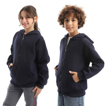 Casual Plain Hoodie for Teenagers - هودي كاجوال سادة للمراهقين