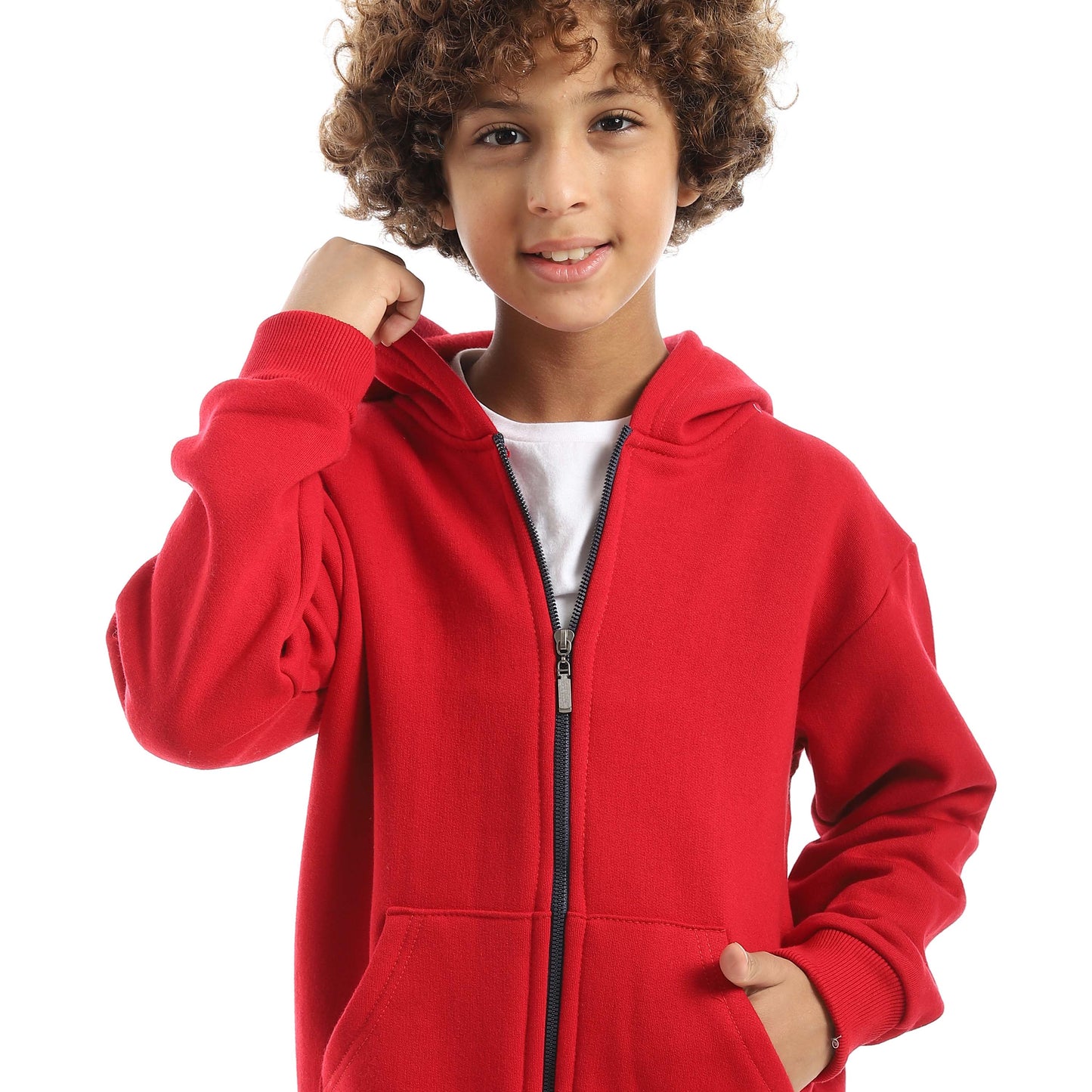 Casual Plain Hoodie for Kids - هودي كاجوال سادة للأطفال