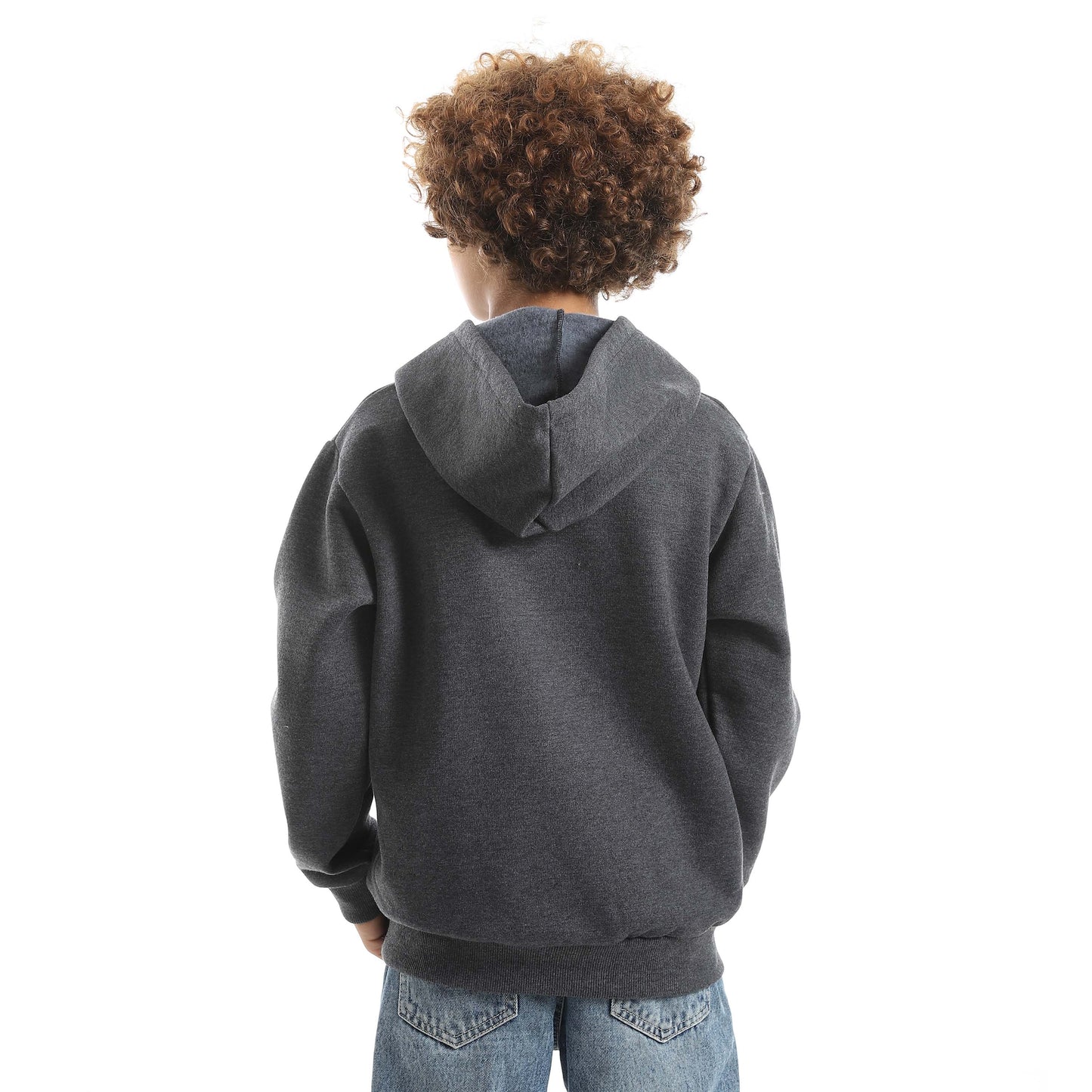 Casual Plain Hoodie for Kids - هودي كاجوال سادة للأطفال