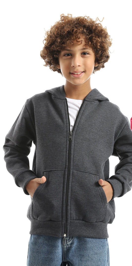 Bundle Of 2 Plain Fire Hooded Sweatshirt