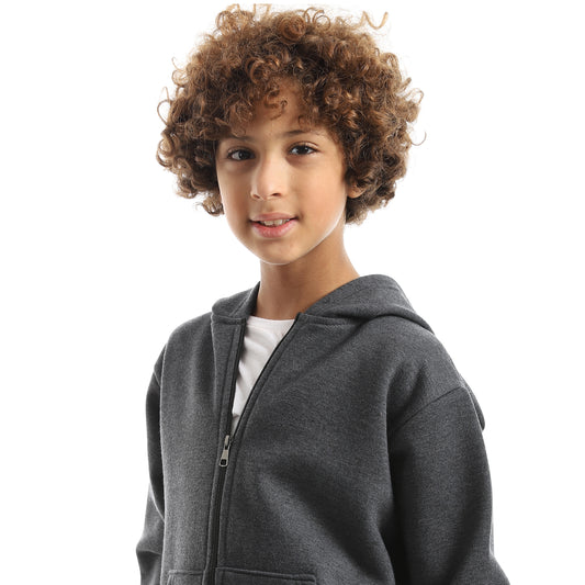 Bundle Of 2 Plain Fire Hooded Sweatshirt