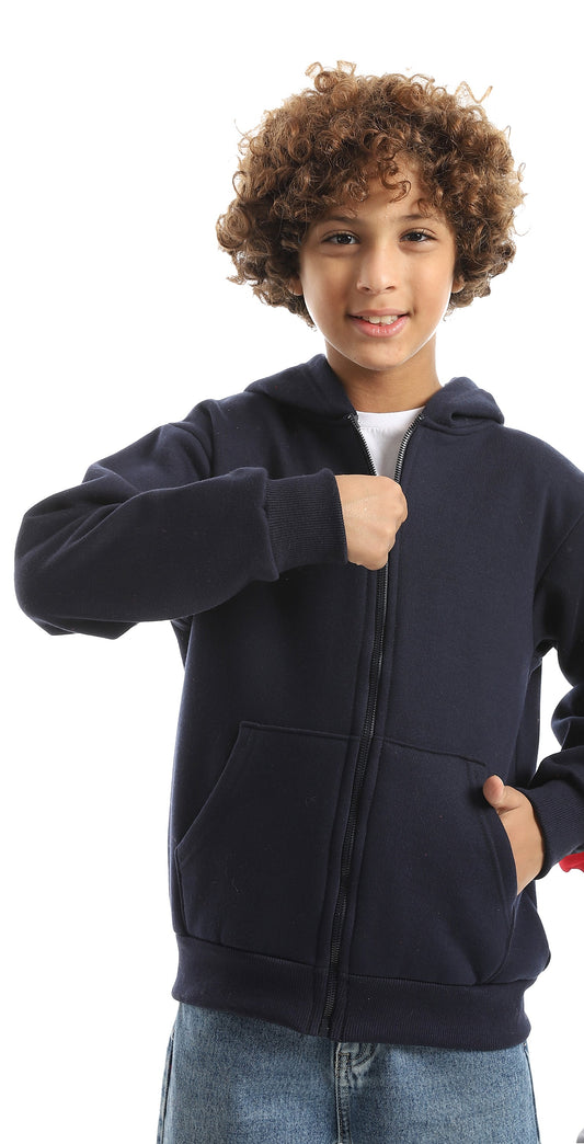 Bundle Of 2 Plain Fire Hooded Sweatshirt