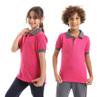 Half Sleeve Polo Shirt for Kids - تي شيرت بولو نصف كم للأطفال