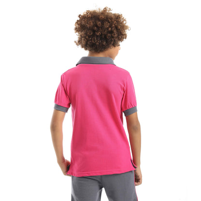 Half Sleeve Polo Shirt for Kids - تي شيرت بولو نصف كم للأطفال
