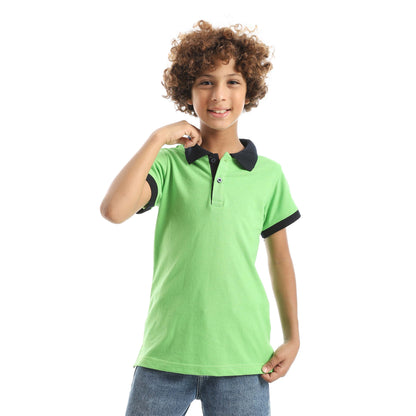 Half Sleeve Polo Shirt for Kids - تي شيرت بولو نصف كم للأطفال
