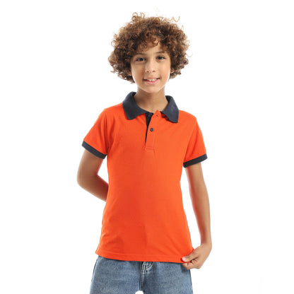 Half Sleeve Polo Shirt for Kids - تي شيرت بولو نصف كم للأطفال