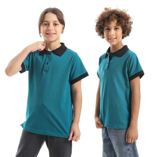Half Sleeve Polo Shirt for Kids - تي شيرت بولو نصف كم للأطفال