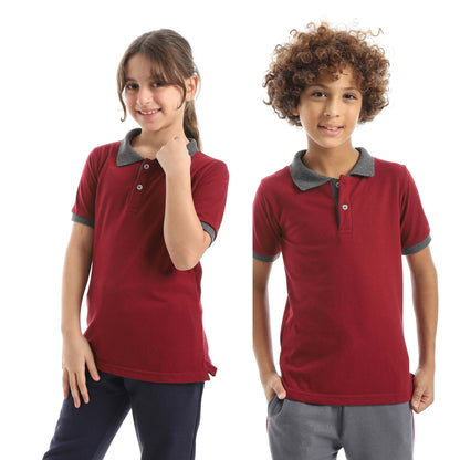 Half Sleeve Polo Shirt for Kids - تي شيرت بولو نصف كم للأطفال