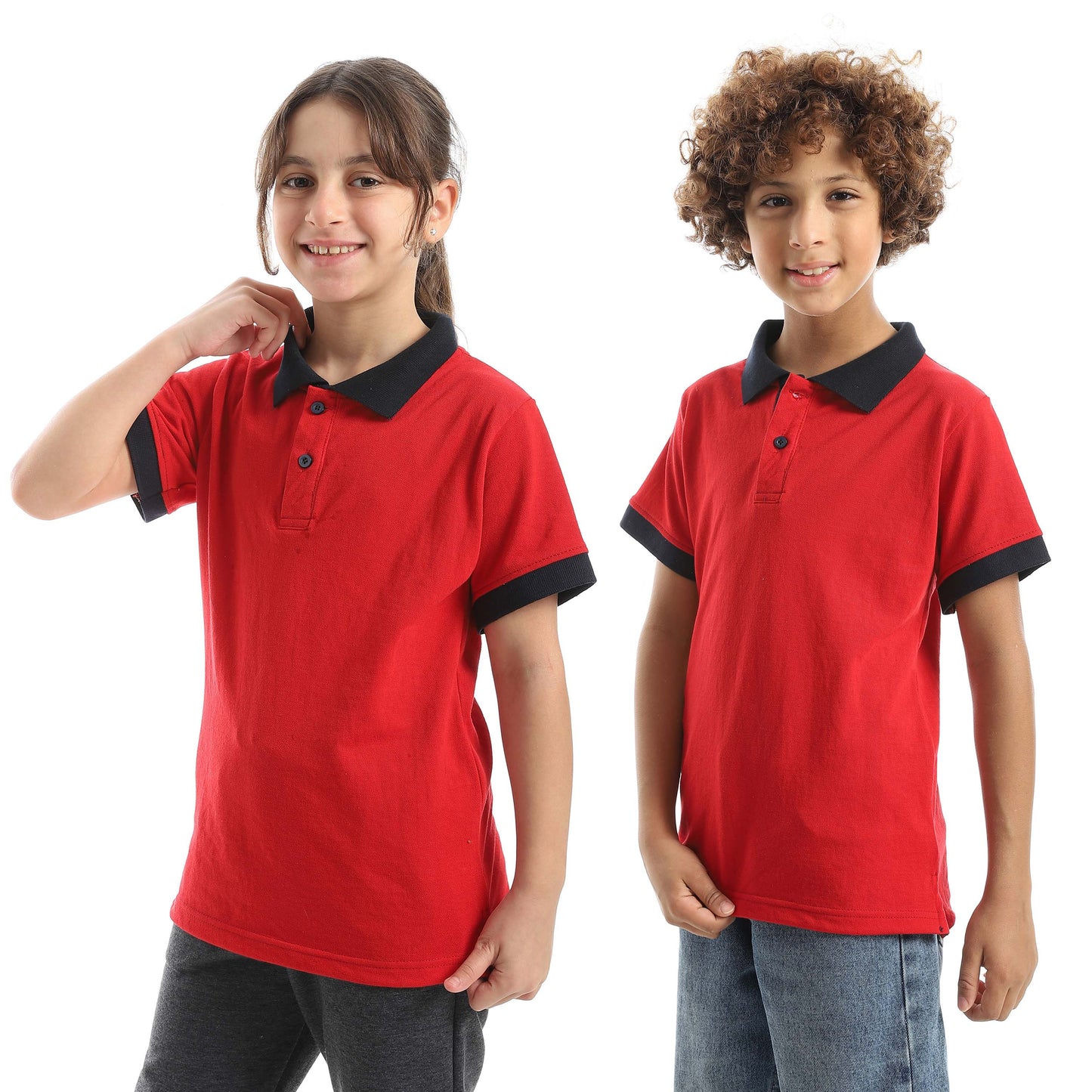 Half Sleeve Polo Shirt for Kids - تي شيرت بولو نصف كم للأطفال
