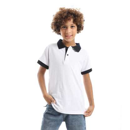 Half Sleeve Polo Shirt for Kids - تي شيرت بولو نصف كم للأطفال