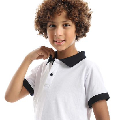 Half Sleeve Polo Shirt for Kids - تي شيرت بولو نصف كم للأطفال