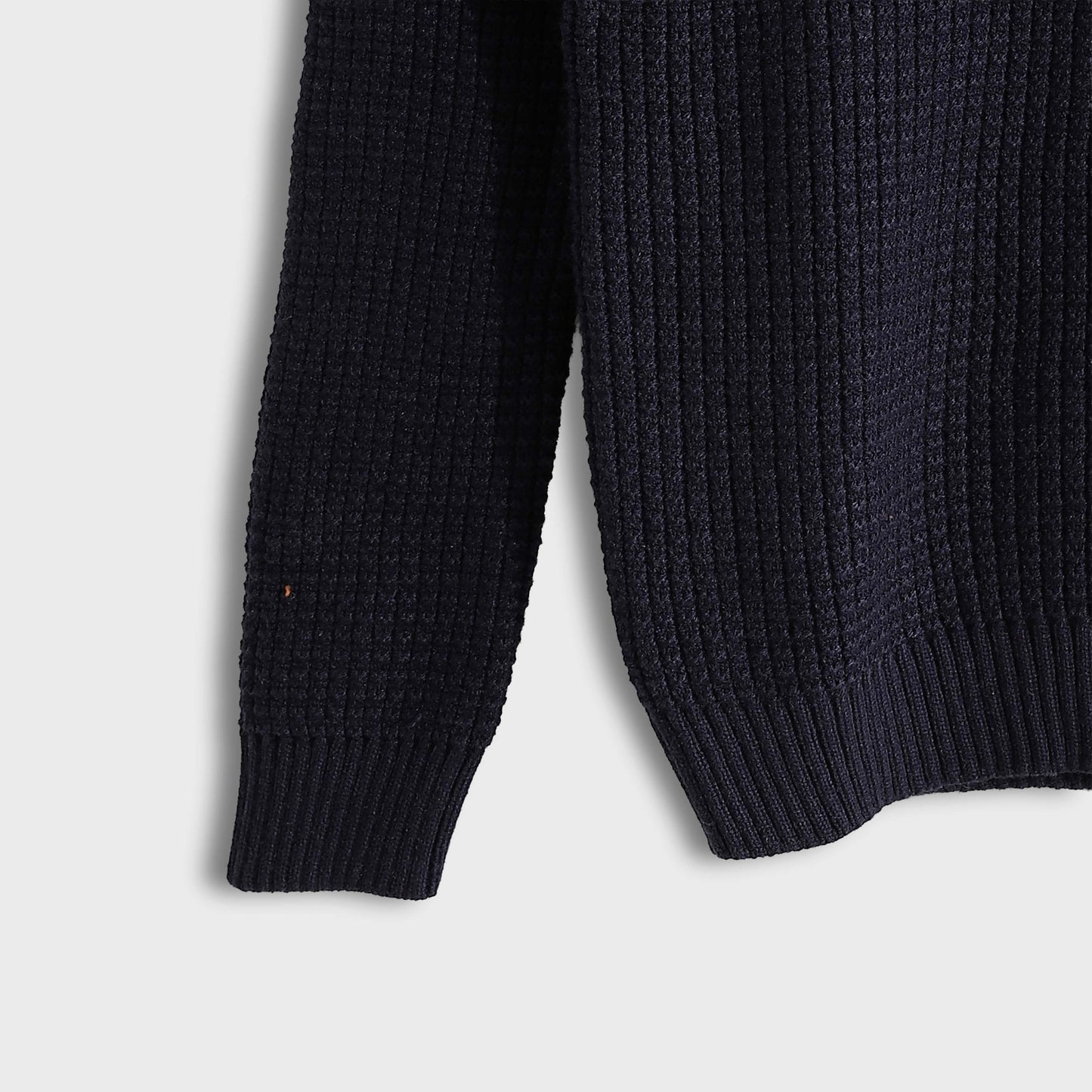 Pullover Round Neck Plain Biscuit - بلوفر بياقة دائرية وطبعة بسكويت سادة