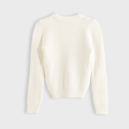 Bundle Of 4 Bucklet Round Neck Plain Biscuit