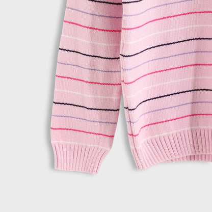 Bundle Of 5 Bucklet Round Neck Thinly Stripedt