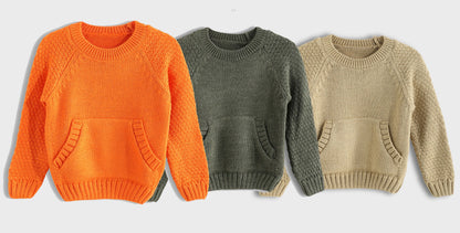 Bundle Of 3 Bucklet Neck Round With Pocket