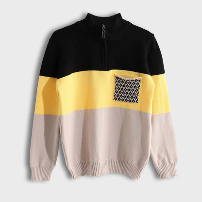 Half Zipper Pullover - بلوفر بنصف سحاب